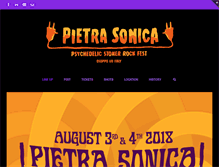 Tablet Screenshot of pietrasonica.com